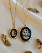 Vintage Three Graces Necklace-3